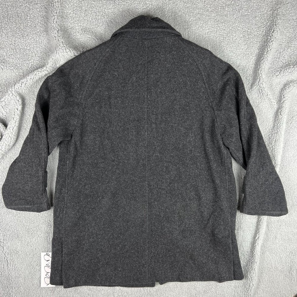 Vintage Lauren Ralph Lauren Wool Coat Womens 6 Grey Jacket LRL Made In USA - Picture 2 of 9